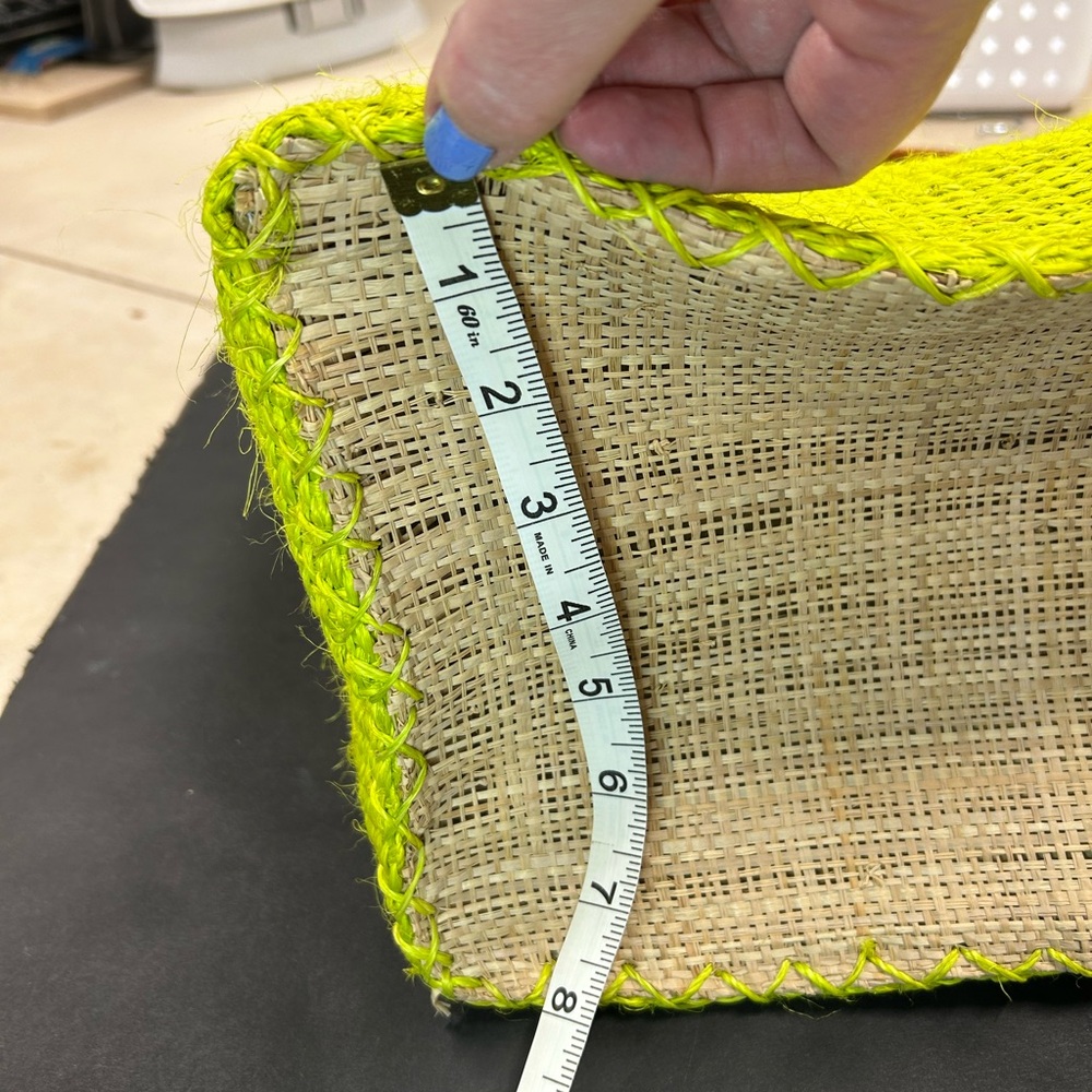 Le Comptoir De La Plage Woven Sunburst Basket Beach Tote - Picture 7 of 8